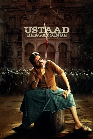 Ustaad Bhagat Singh 2026 Hindi - Telugu Audio HD Poster Download - filmyfly
